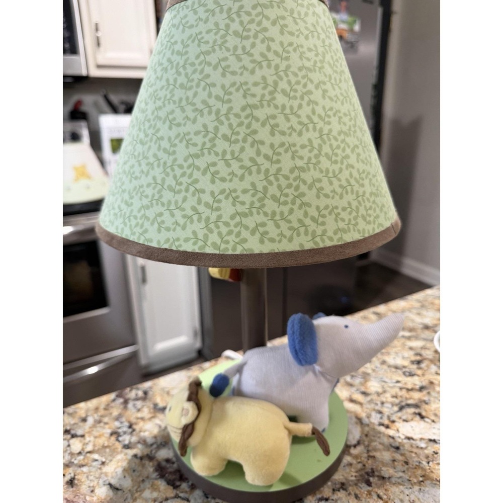 Carter's Children's Nursery Lamp Elephant And Lion